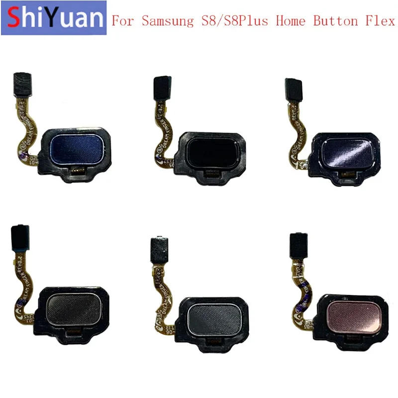 Fingerprint Sensor Home Button Flex Cable Ribbon For Samsung S8 G950 S8Plus G955 S9 G960 S9Plus G965 Touch Replacement parts