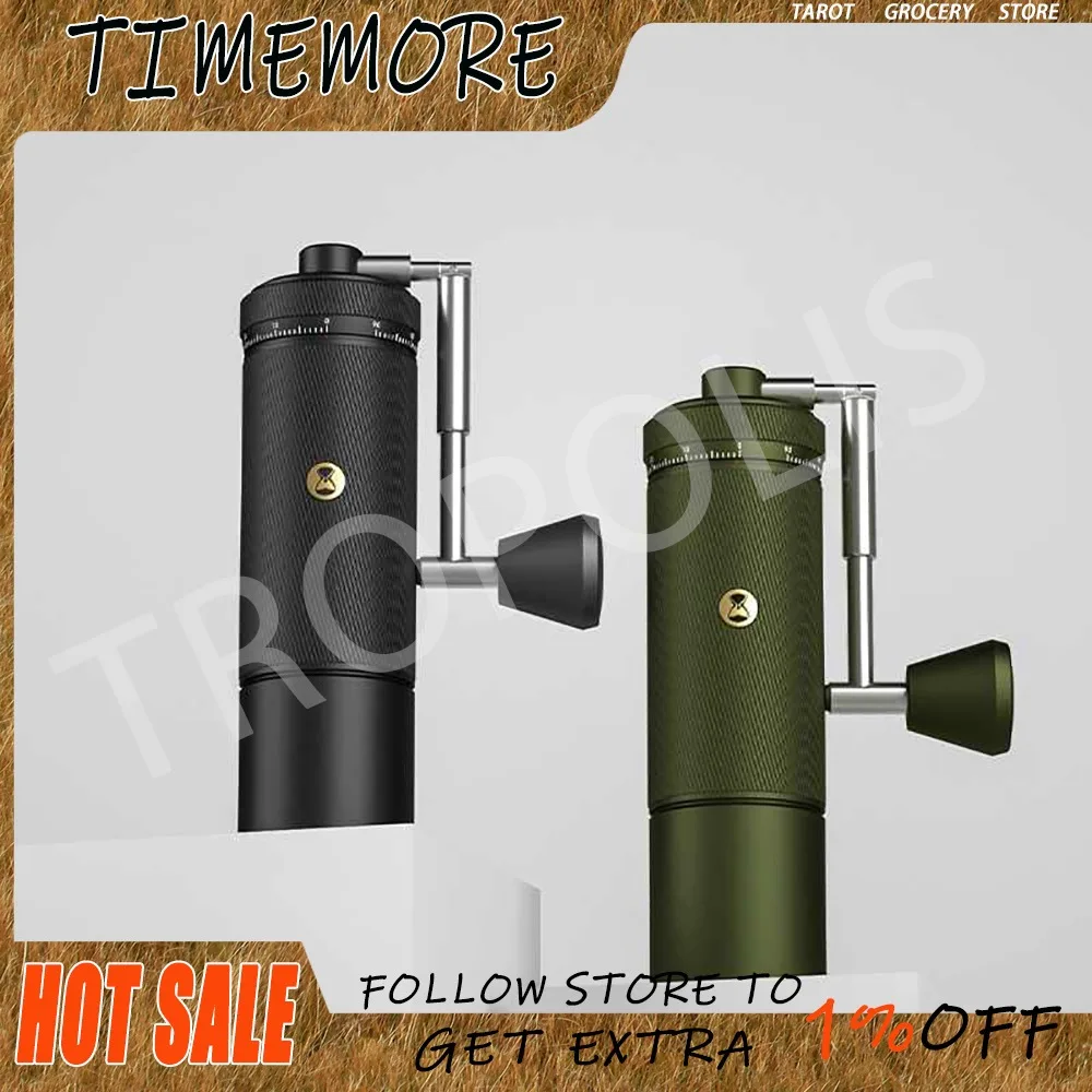 

TIMEMORE Chestnut S3 Manual Coffee Grinder Stainless Conical Burr Espresso Coffee Mill For Camping Travelling Barista Tool