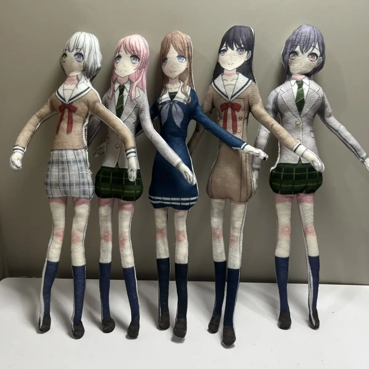 28cm MyGO!!!!! Abstract Plush Doll with Skeleton Jointed Anime Figure Collectible Gift for Fans Room Decor Toy