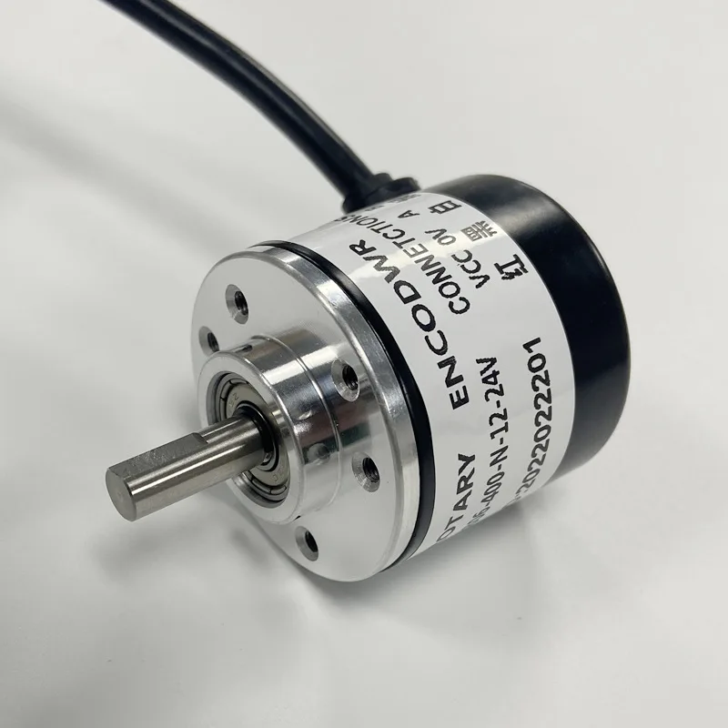Incremental Rotary Encoder Solid Shaft Phase 100-1024P/R Photoelectric Pulse Sensor Industrial Automation Price Negotiable