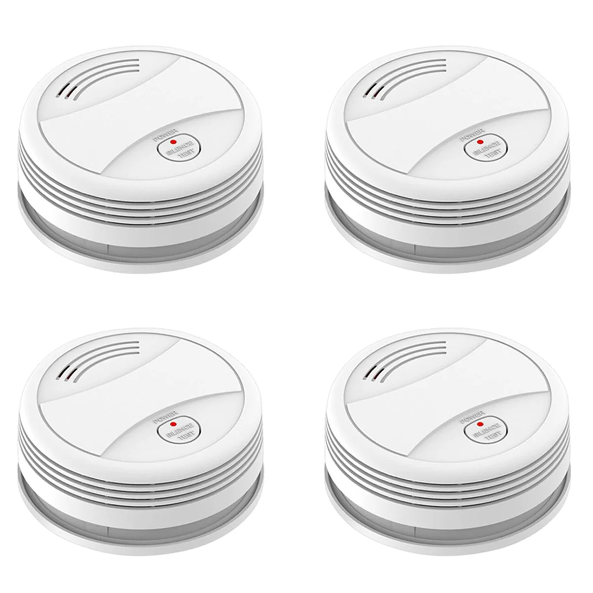 

4 шт., беспроводной детектор дыма, Wi-Fi