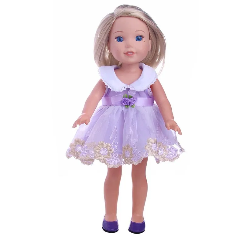 Dolls Clothes Dress Skirt&Accessories For 14.5 Inch Nancy American Doll&32-34Cm Paola Reina Doll ，Our Generation Girl`s Toy DIY