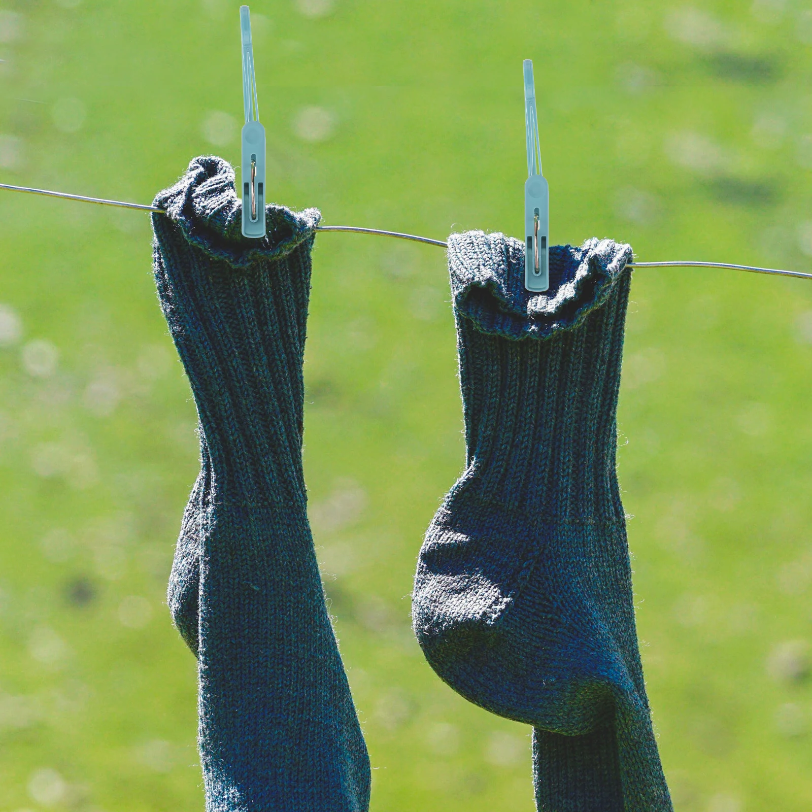 

12pcs Clothespin PP Plastic Smooth Surface Non Slip Windproof Hanging Clips Home Drying Hanger Strap Laundry Pegs Socks