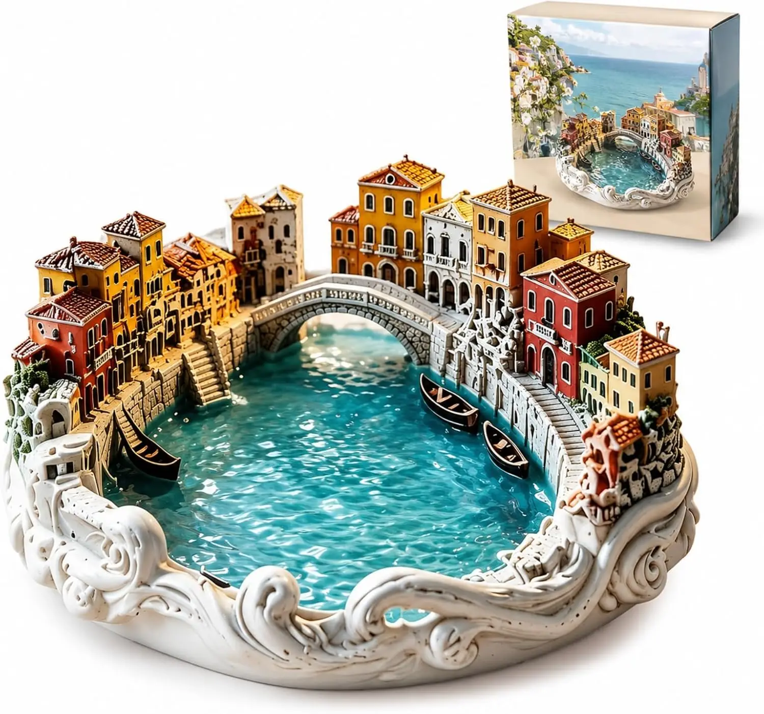 Venice Water City Catchall Tray, Key & Jewelry Dish Decor