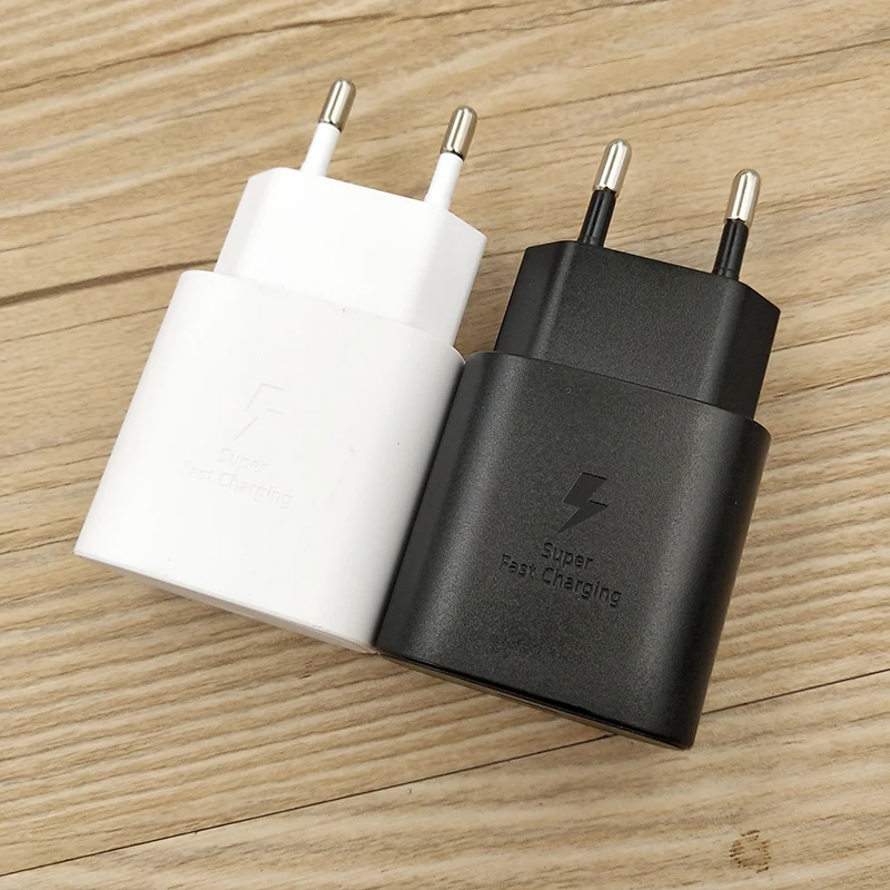 سامسونج 25 واط شاحن فائق السرعة Usb نوع C Cargador محول ل غالاكسي S25 F12 F13 F14 F15 F52 F55 M34 M55 محول A24 A16 A36 5G