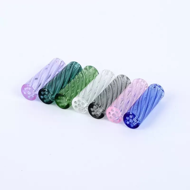 3 قطع من أطراف الزجاج القابلة لإعادة الاستخدام، حامل الورق المتداول، أداة الزجاج، قطعة الفم للأب