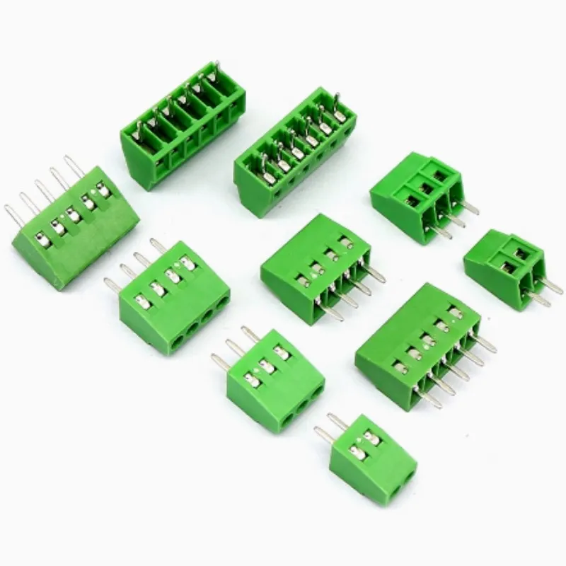 10 قطعة KF128 2.54 مللي متر الملعب PCB برغي محطة كتلة موصل 2P 3P 4P 5P 6P 7P 8P 9P 10P 12P 16P #1