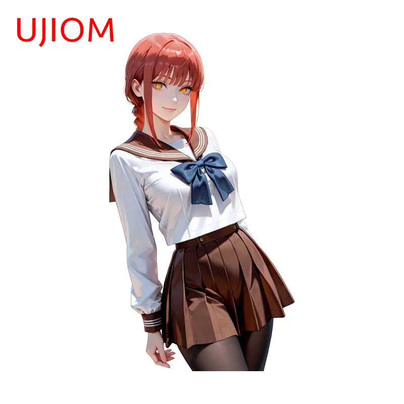 UJIOM Elegant Animation Makima Wall Sticker Personality Skateboard Waterproof Vinyl Decal Modern Display Decoration Accessories
