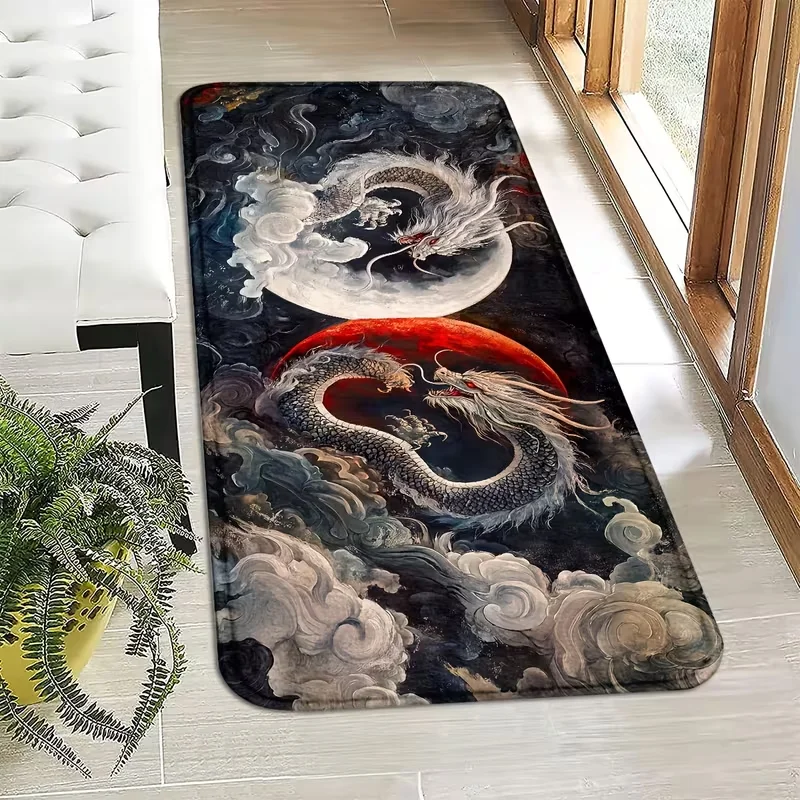 Chinese Dragon Wave Runner Rug - Commercial Kitchen Usa ulasan dan harga