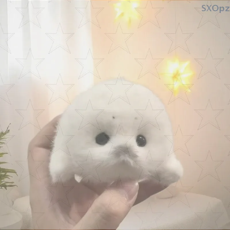 

Lovely Plush Seal Baby Toy Pendant; Hypothetical Ocean Animal Souvenir Doll, Gift Bag Pendant.