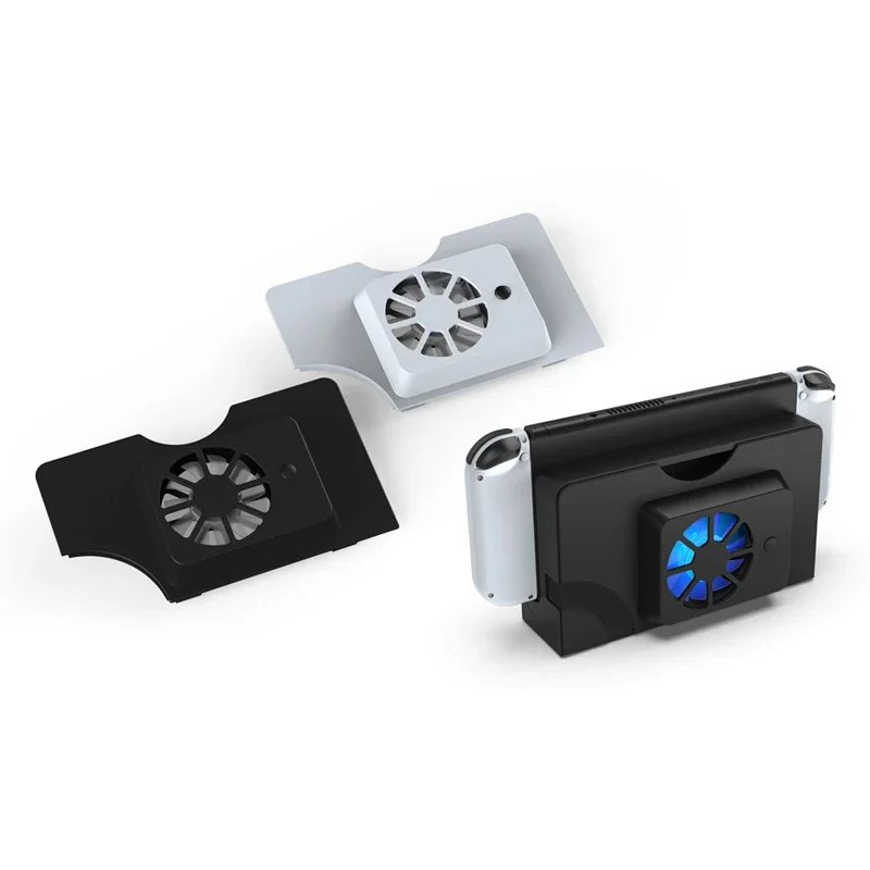

New Dock Cooling Fan For Switch OLED Original Stand Game Console Dock Cooler with LED Fan USB for Nintendo Switch OLED Accessory