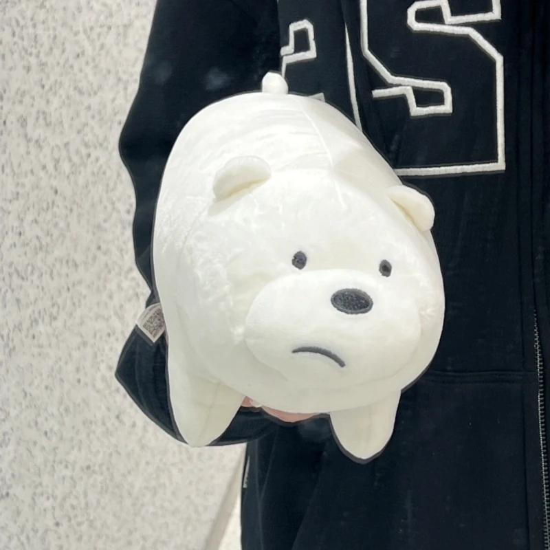 Peluche de los Osos We Bare Bears, Cojín de Peluche, Animales de Peluche para Niños, Figura de Dibujos Animados, Muñeco de Panda de Peluche, Almohada Suave y Linda, Regalo de Peluche