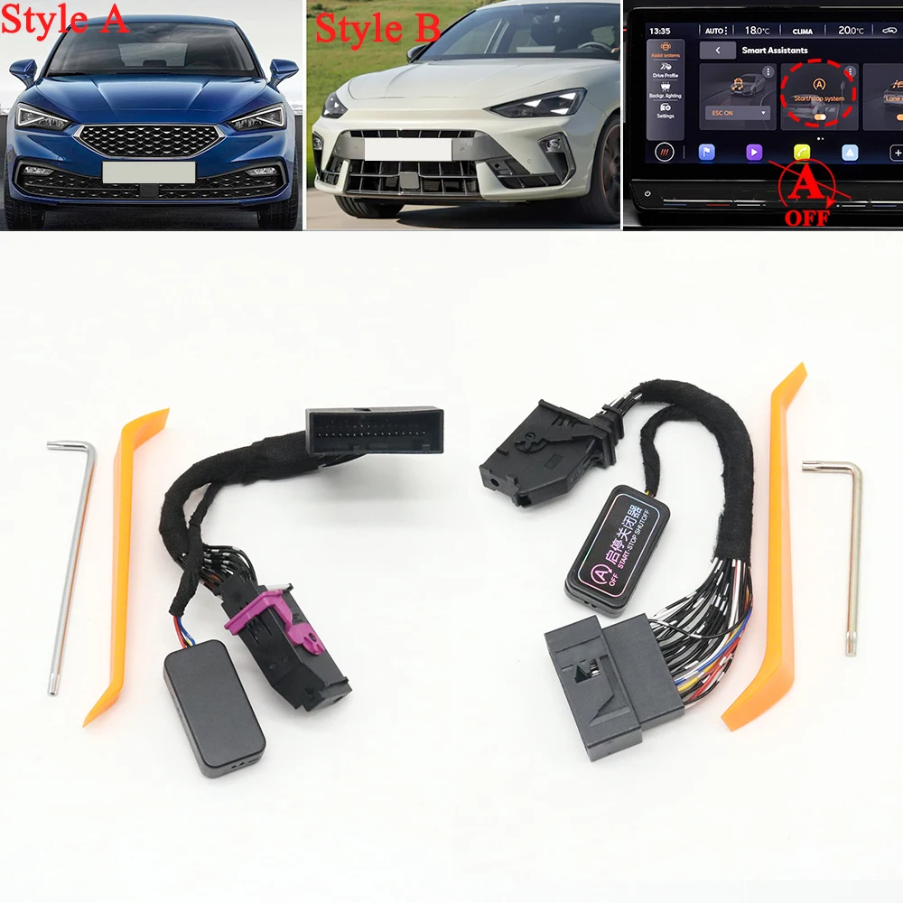 Automatic Start Stop Canceller Eliminator Engine Off Device Disable Delete Control Cable Plug For Seat Cupra Leon 2020-2024