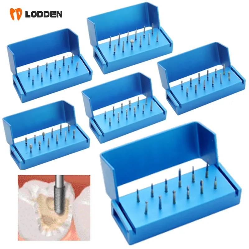 

Dental Burs Kit Crown & Bridge Anterior Posterior Porcelain Veneer's Preparation For Dental Lab Tools