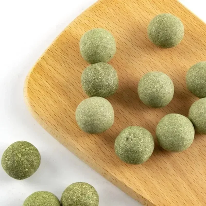 5/10/20 Stück natürliche Katzenminze-Bälle, Kätzchen-Katzen-Nip-Ball, Licker-Spielzeug für Katzen aller Rassen, Lecken Sie Ball-Spielzeug, das Haustierkatzen faszinieren – Detail 16