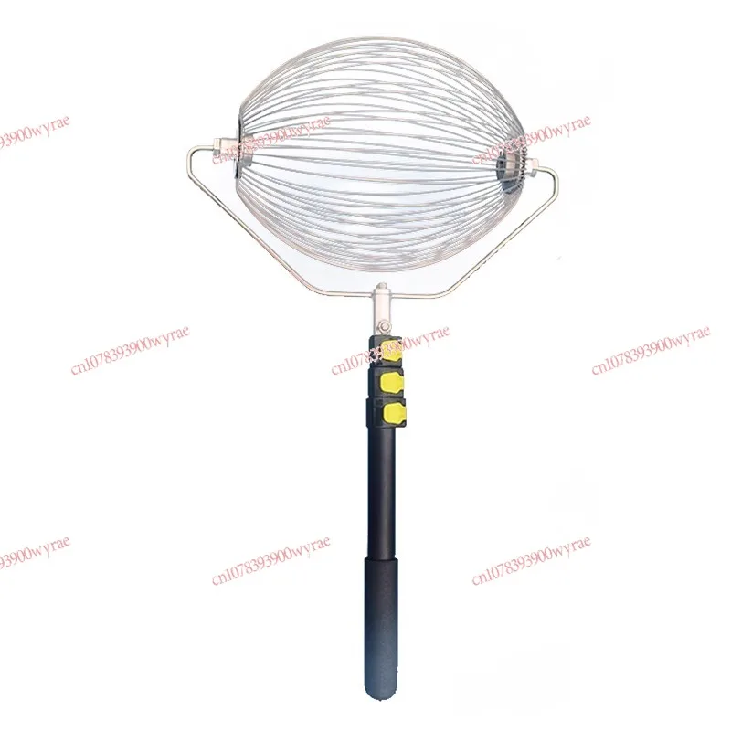 New portable tennis ball picker, practice tool, drum type ball collecting and picking basket, training equipment, extendable