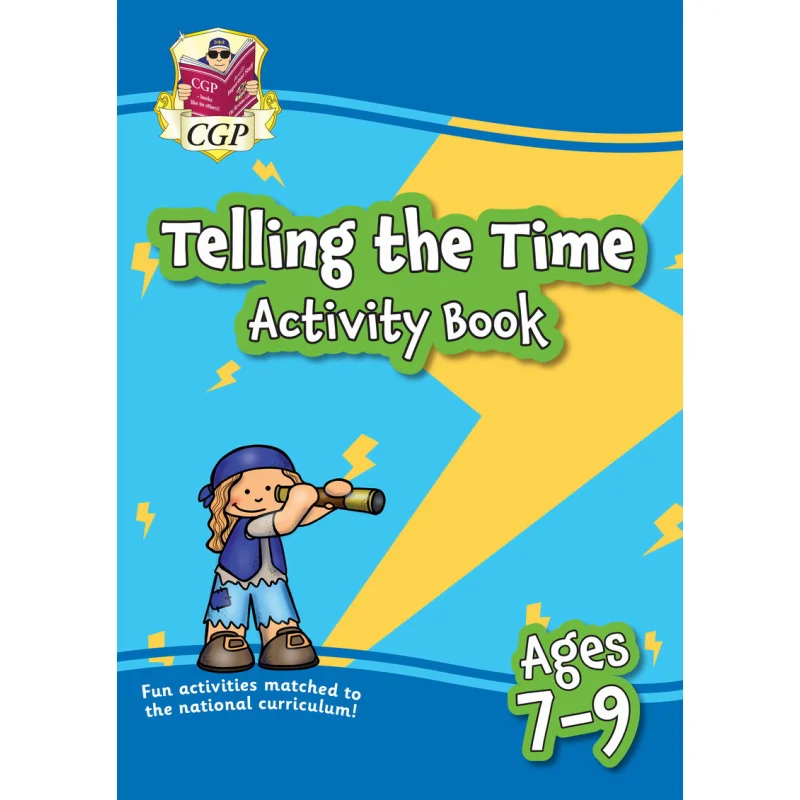 

New Telling The Time Activity Book For Ages 79 Perfect For Home Learning CGP Books Coordination Group Publications 9781789087079