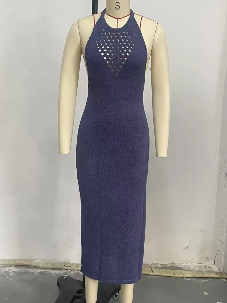 Summer Cover Ups Women Swimsuit Sleeveless Robes Bathing Suit 2025 New Purple Beach Holiday Maxi Dresses Cover-Up