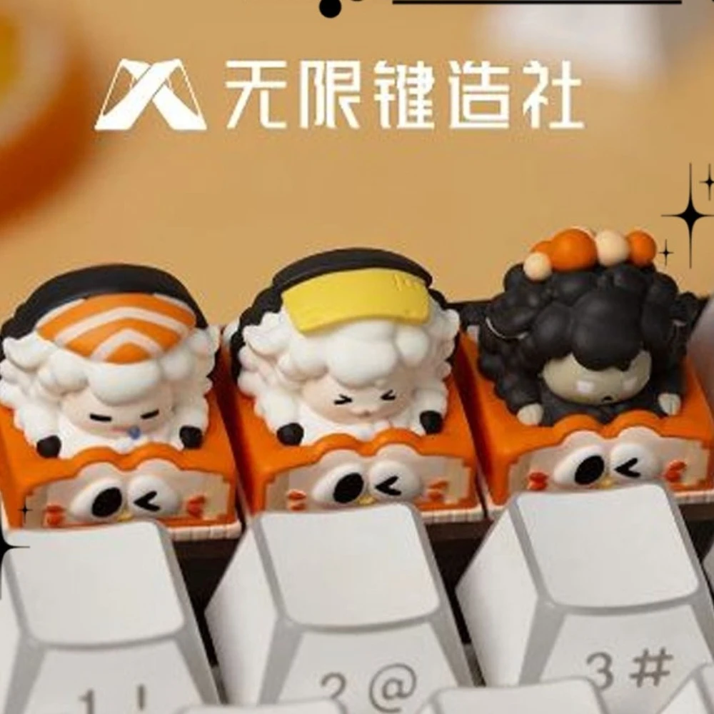 Shop Theme Resin Keycap Cherry Profile Opaque Cute Custom Eye-catching MX Stem Switches ESC 1pc for Custom Mechanical Keyboard