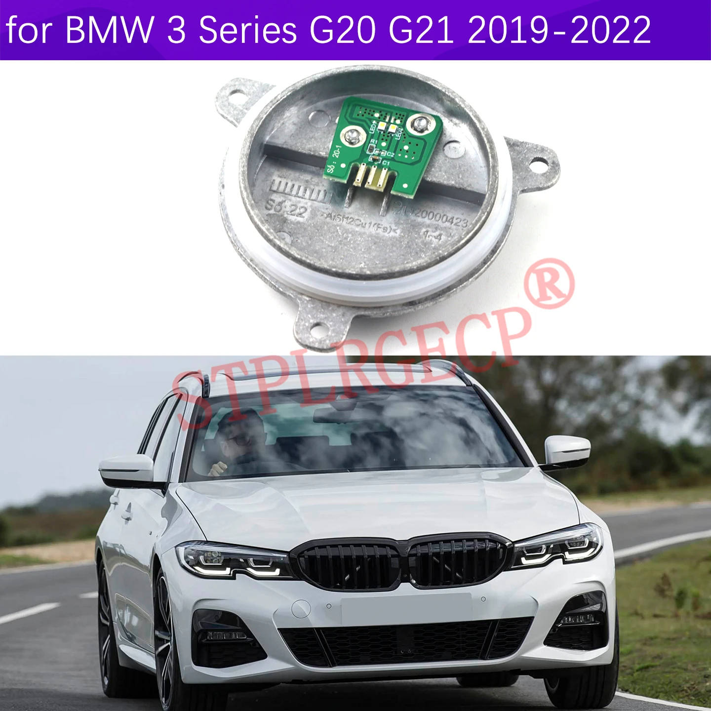 Für BMW 3er G20 G21 320i 330i Pre-LCI 2019-22 63118496133 Tagfahrlicht LED-Scheinwerfer Angel Eye Maker Lichtdiodenmodul