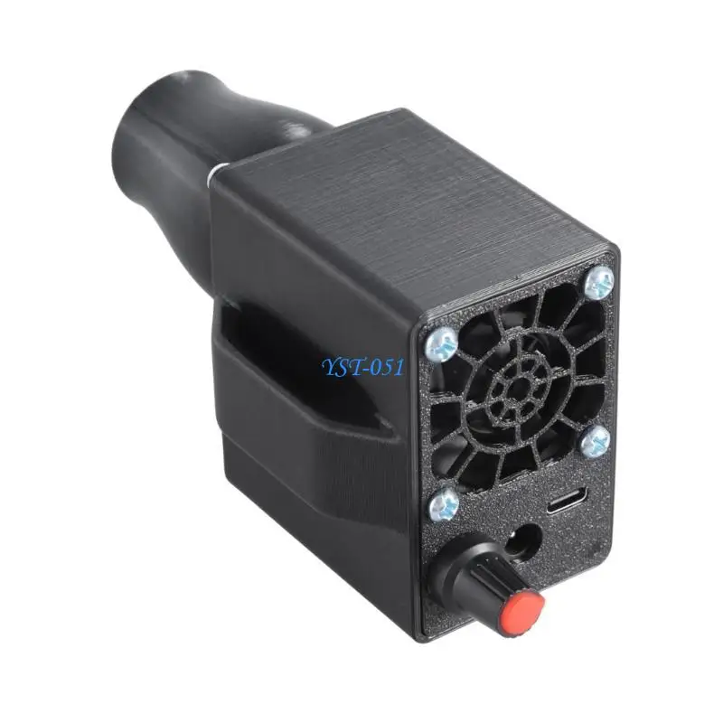 E15A مروحة شواء قابلة للتعديل منفاخ هواء مع مدخل طاقة مزدوج، من أجل الإشعال السريع وإزالة الدخان أداة الشواء