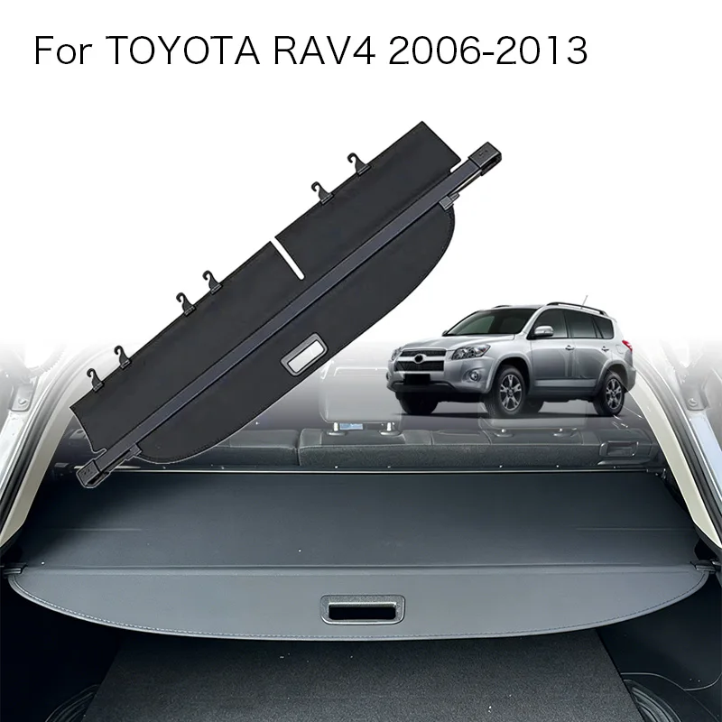 

Auto Trunk Curtain Organizer Cover For Toyota Rav4 XA30 2006-2013 Car Cargo Cover Trunk Rear Rack Luggage Storage Privacy