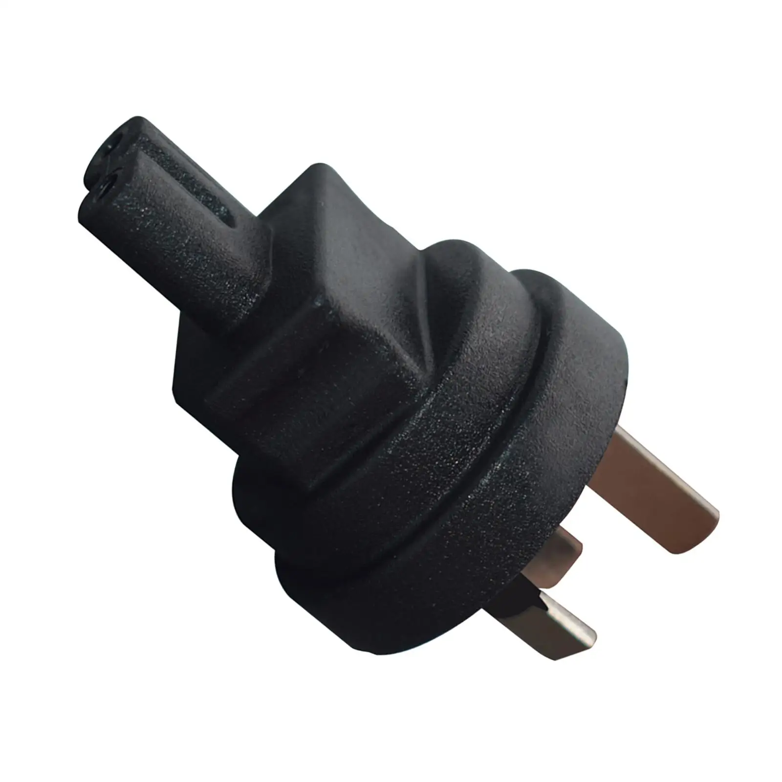Adaptador de corriente IEC C14 macho a C7 hembra 10A/250V convertidor negro para computadora portátil