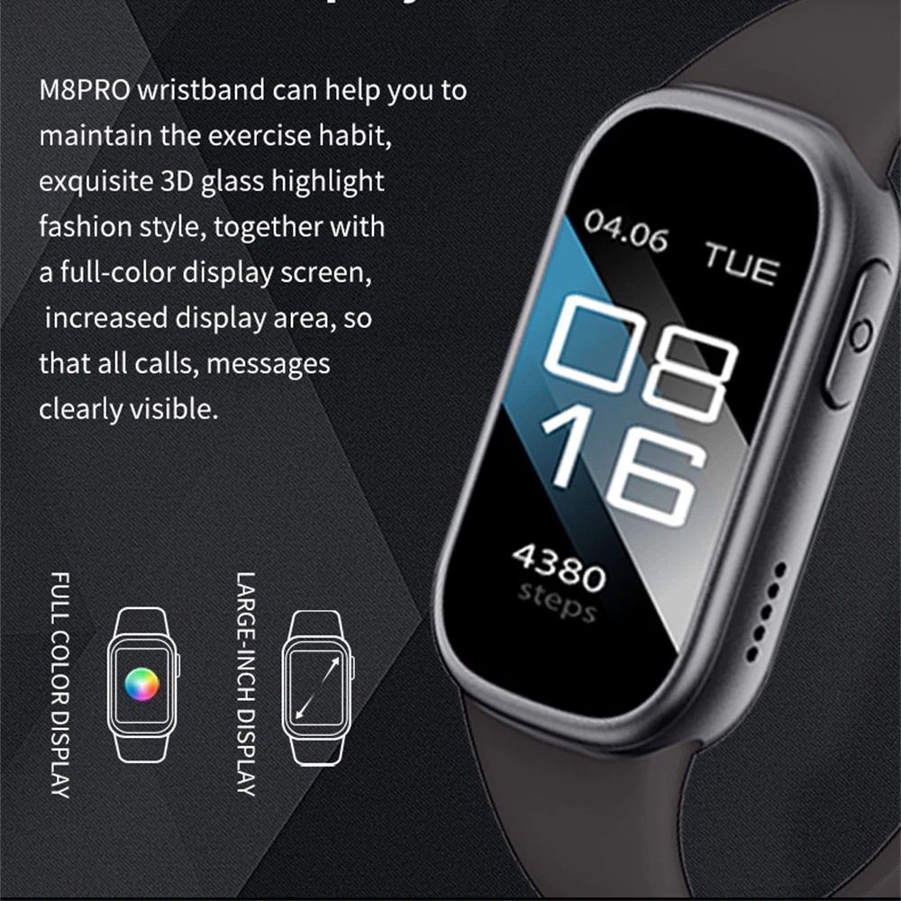 電卓 Bluetooth スマートウォッチ 通話リマインダー カラー画面 心拍数 睡眠 健康情報リマインダー 防水スマートウォッチ