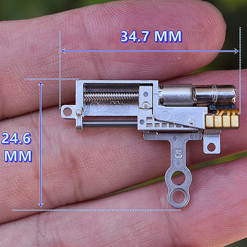 Micro Tiny 5mm Precision Planetary Gearbox Gear Stepper Motor 2-Phase 4-Wire Stepping Motor Linear Screw Metal Slider Stoke 5mm