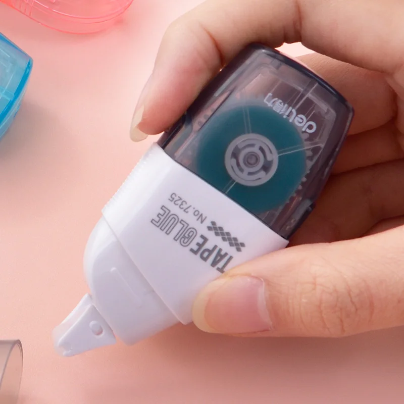 Deli – rouleau adhésif Double face, colle à points auto-adhésifs, distributeur de ruban adhésif, papeterie fournitures de bureau, fournitures scolaires