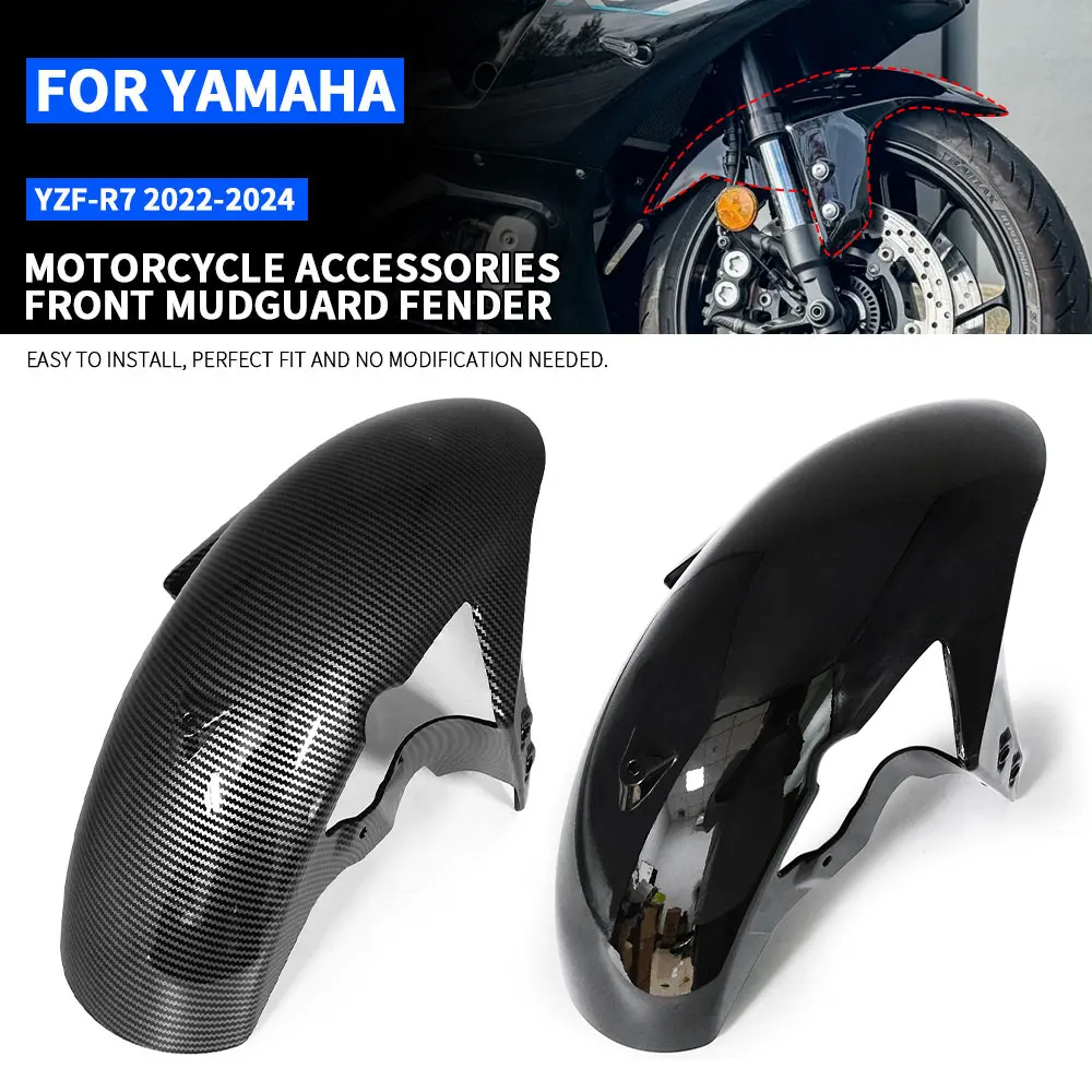 

For Yamaha YZF-R7 2022-2024 Motorcycle Front Mudguard Fit on Yamaha R7 2022 2023 2024 Motorcycle Front Fender ABS Plastic DIY