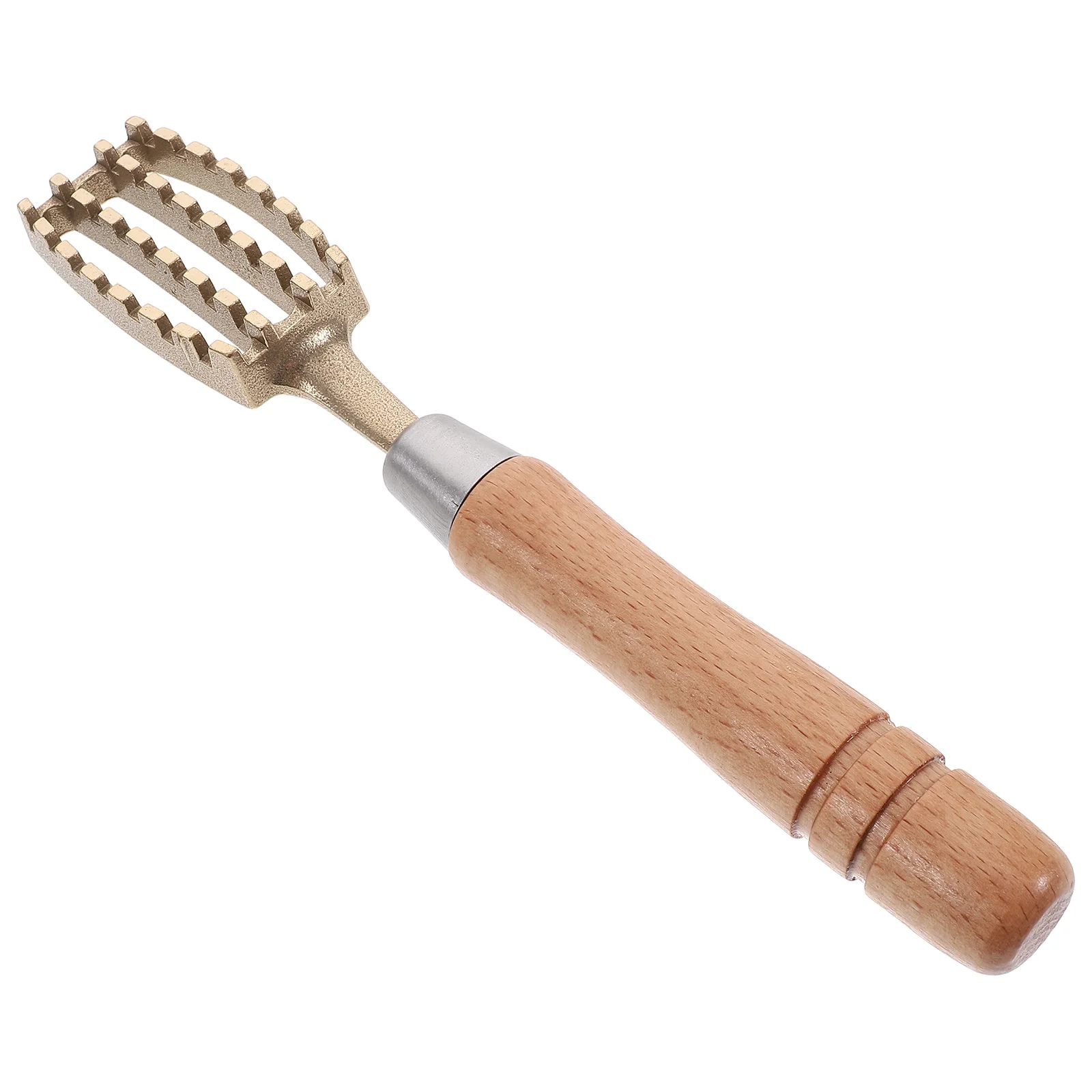 

Fish Scale Planer Peeler Major Cleaner Scraper Wooden Handle Kitchen Removing