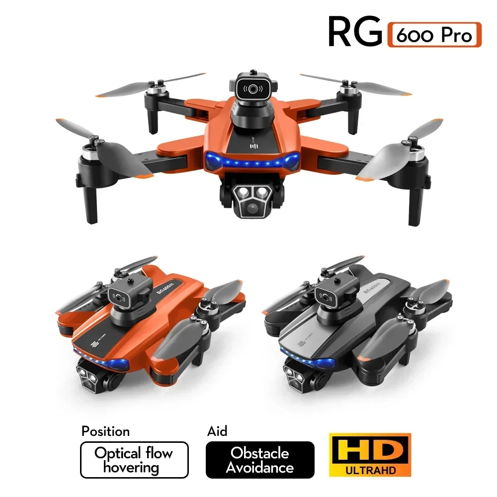 RG600 PRO Drone 4K HD Dual Camera Drones Brushless Obstacle Avoidance Aerial Photography Optical Flow Positioning Dron Toys Gift