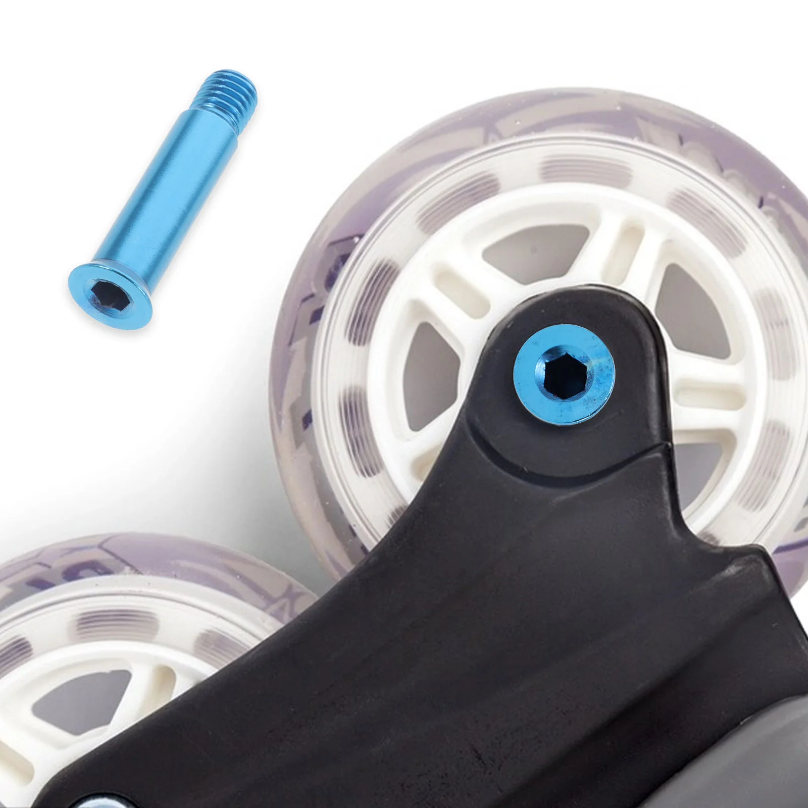 8 Pcs Component Skate Wheel Spikes Child Skater Shoes Repair Screws Skates Replacement Alloy Kit Maintenance