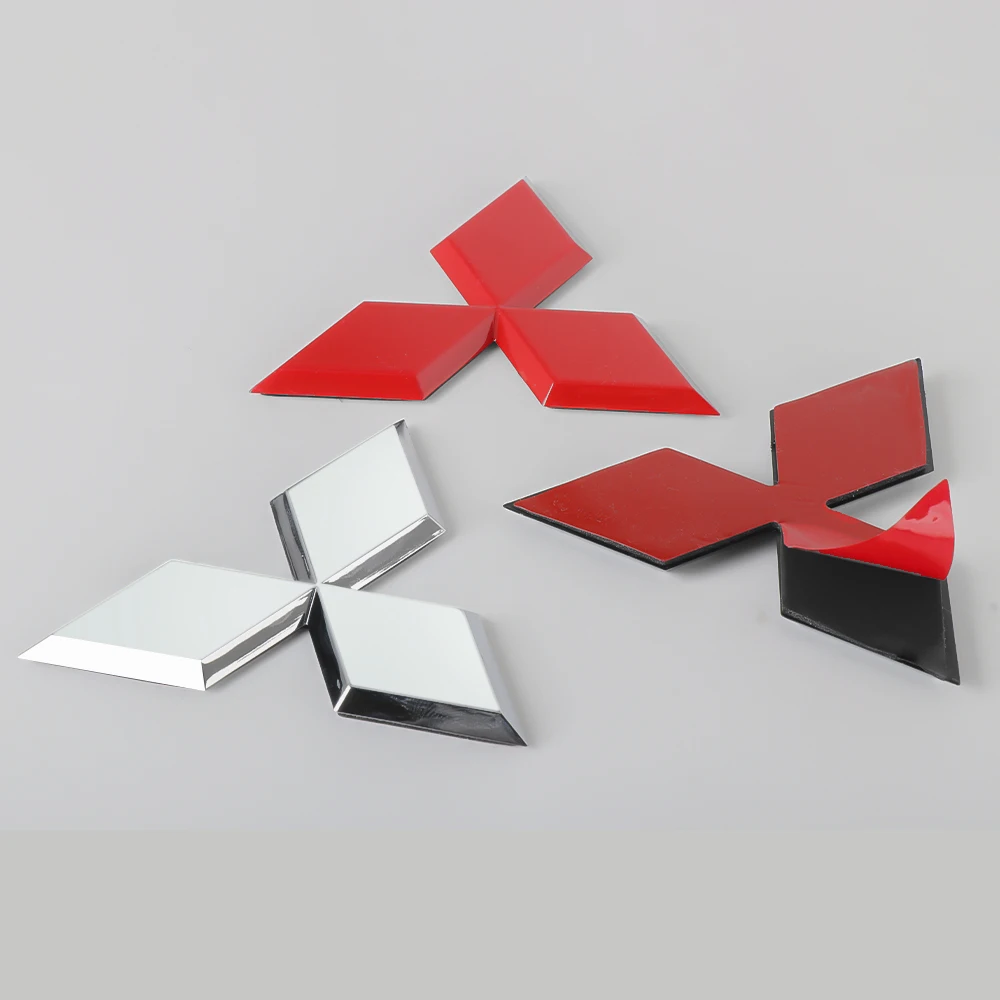 ABS автомобильный передний гриль эмблема задний багажник значок наклейка для Mitsubishi l200 Pajero Outlander Triton Lancer х Asx Colt Z30 2 Eclipse