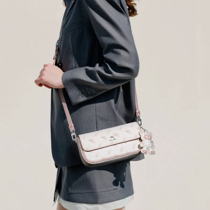 NUCELLE small square bag 2026 women's new high-end messenger bag commuter shoulder armpit bag