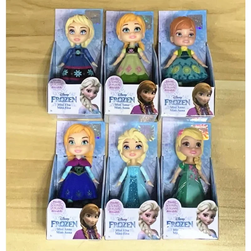 

Disney Prince Frozen Figures Mini Anna Elsa Kristoff Table Ornaments Accessories Action Figure Toy Kids Birthday Gifts