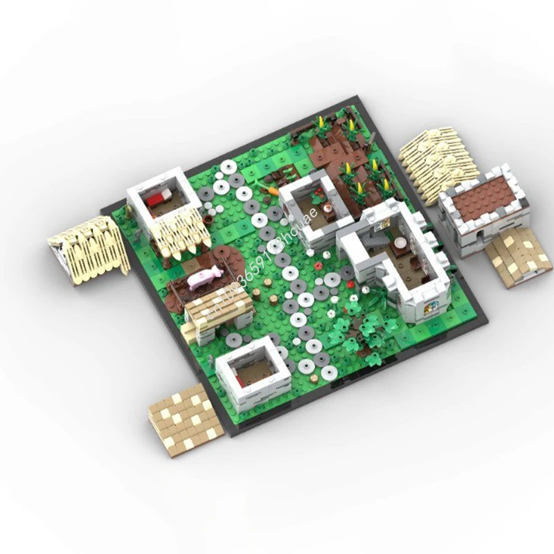 

1967pcs MOC Legendarys Heroicas: Seldaan Village Building Blocks Christmas Family Friendly DIY Designed for Creative Pla Gift