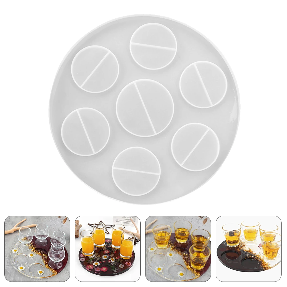 

Silicone Epoxy Practical Diy Crystal Epoxy Casting Molds Diy Tool Craft Storage Tray Casting Cup Tray Mold