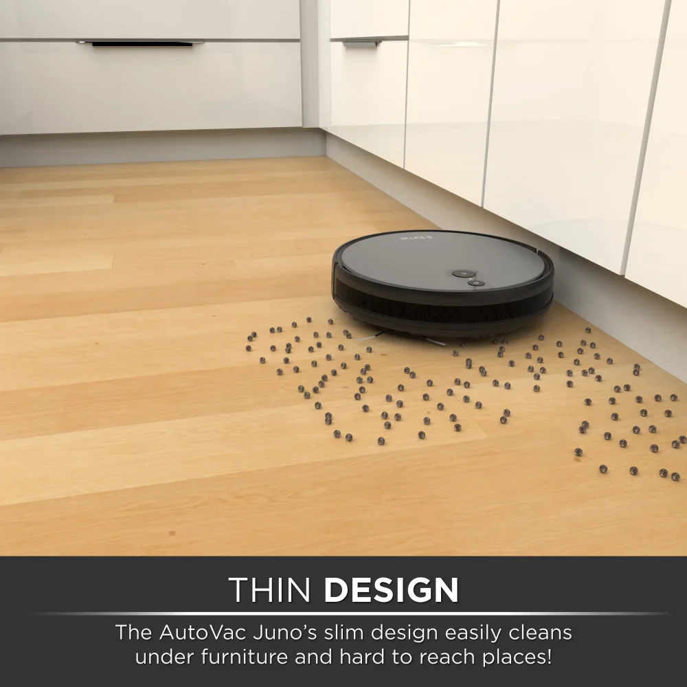 AutoVac Juno Robot Vacuum with Mapping Technology, 2000pa Strong Suction Power, 100 Minute Runtime,