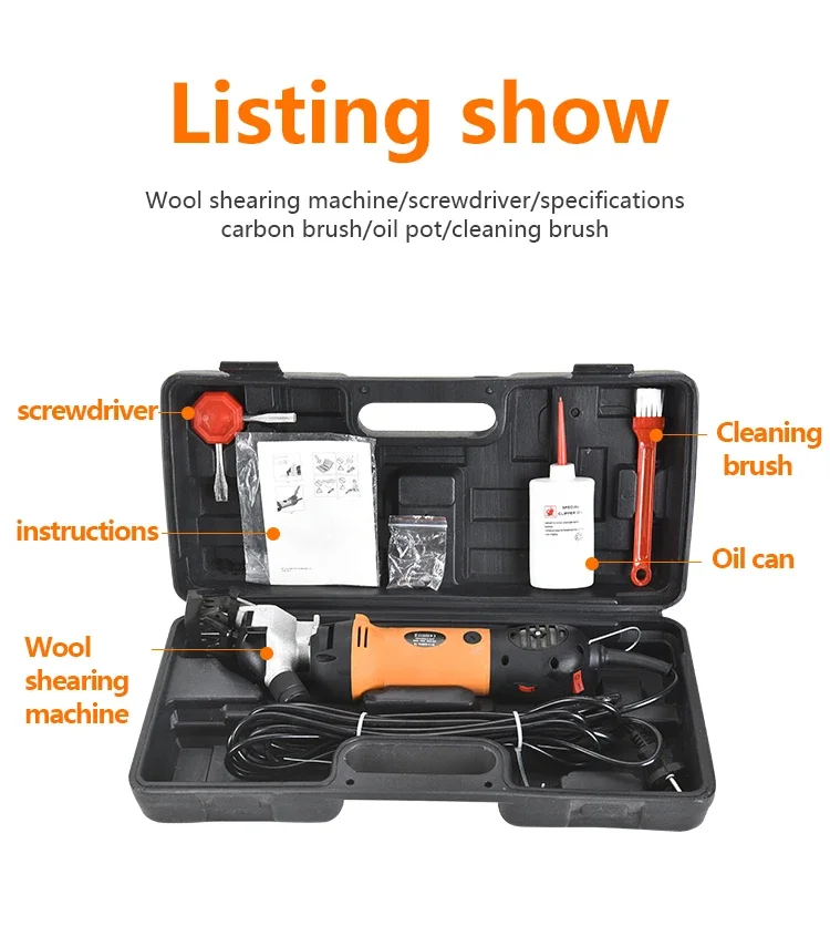

---For 220V Electric Sheep Hair Shearing Machine Animal Clipper In Scissors