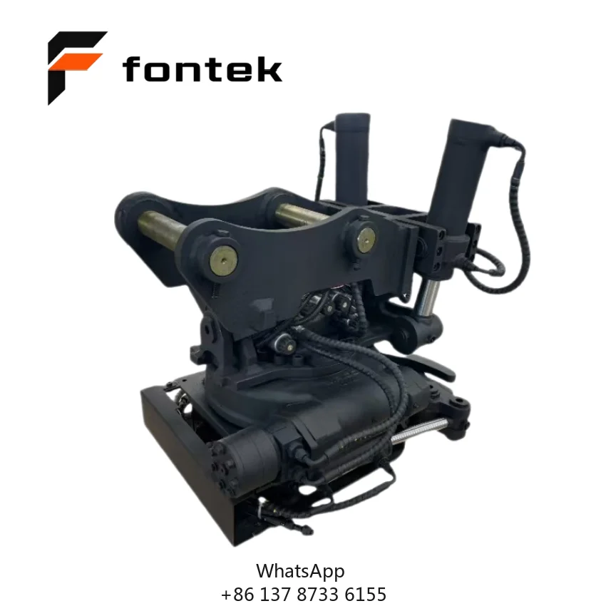 High Durability 360 Degree Rotating Excavator Hydraulic Tiltrotator For 5-9T Excavator