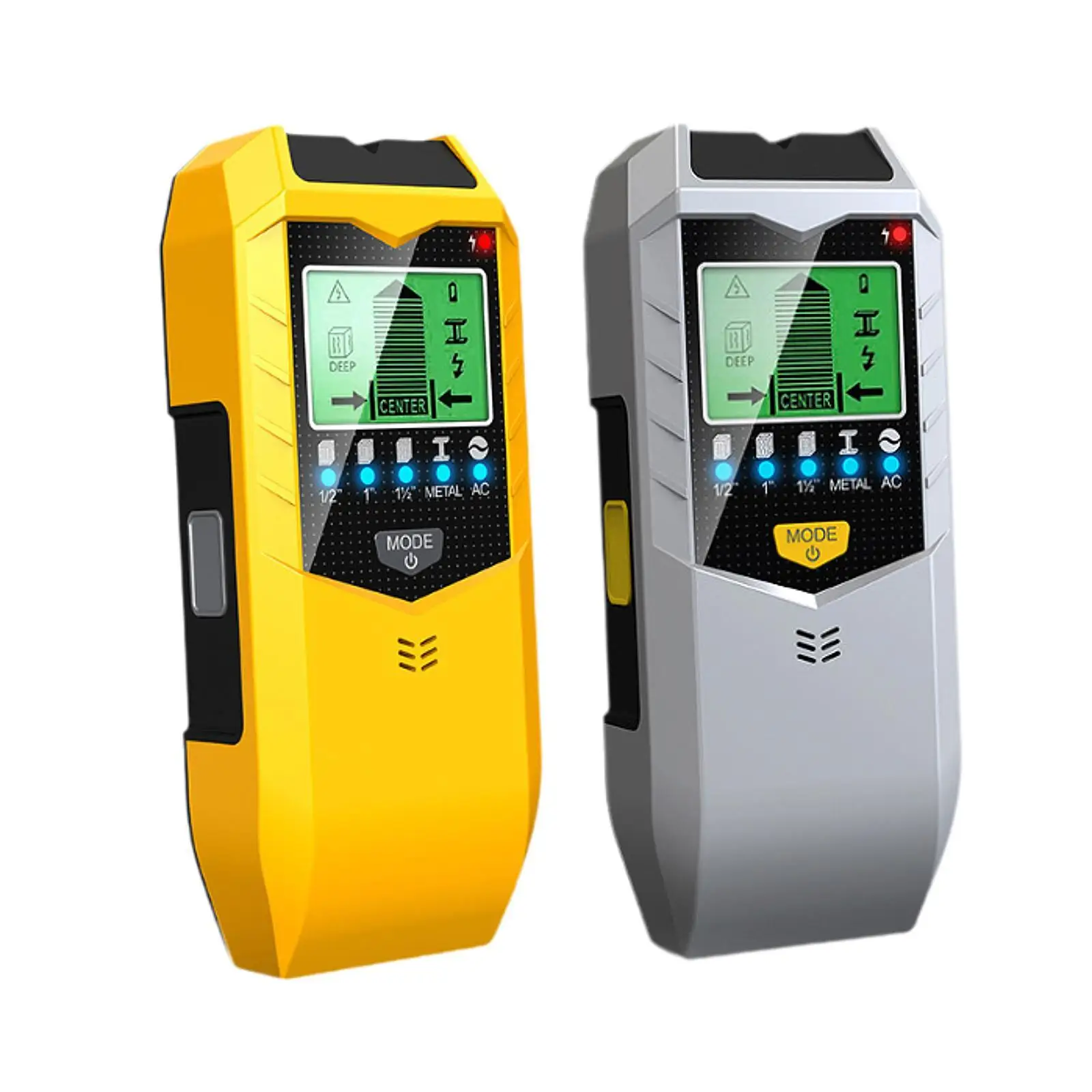 5 في 1 للكشف عن الحائط، مكتشف قياس العمق، محمول، مكتشفات الدراسة، الماسحات الضوئية الإلكترونية لأداء الأسلاك الخشبية العالية