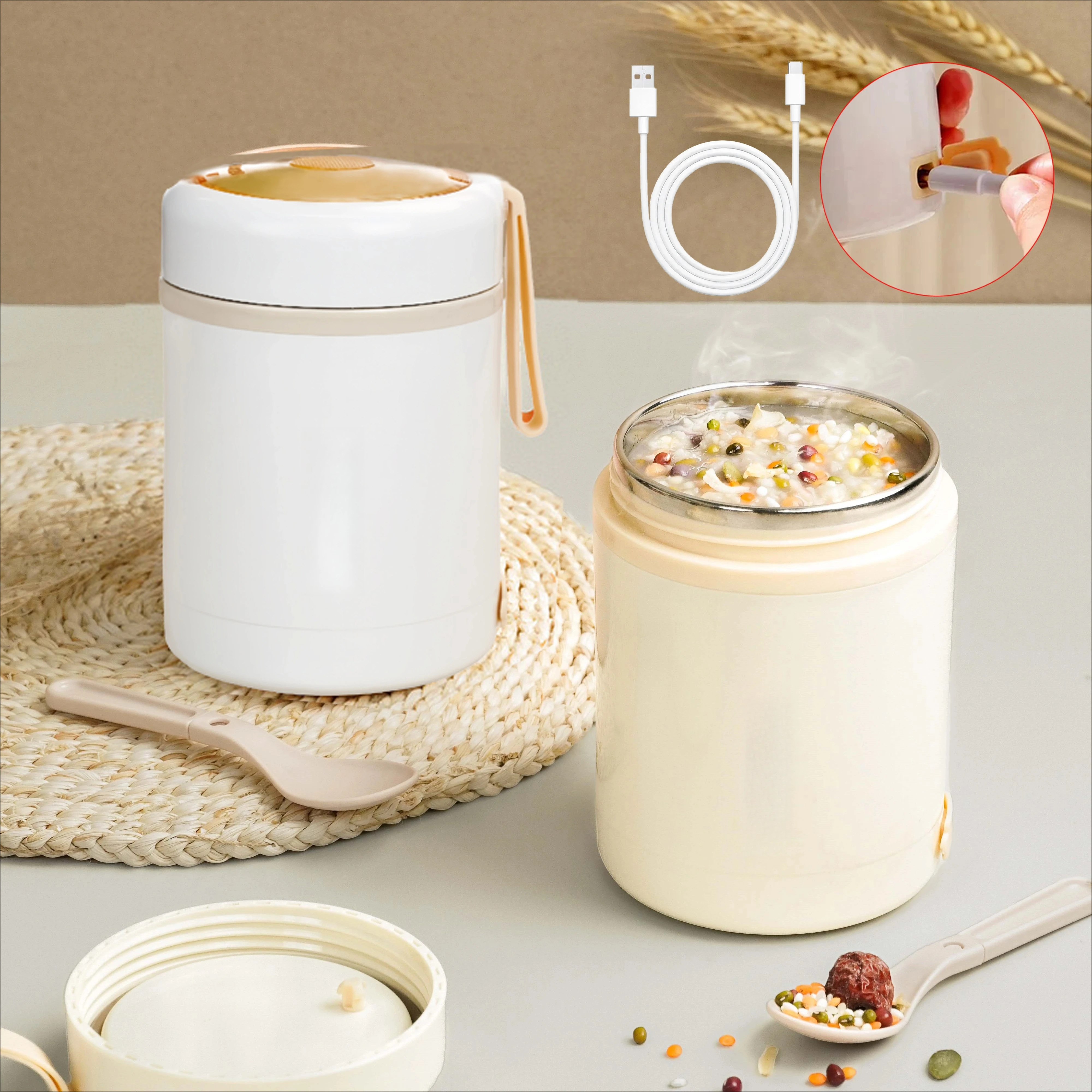 Baby Food Warmer - Scaldavivande Elettrico Portatile USB 2026, Scaldavivande