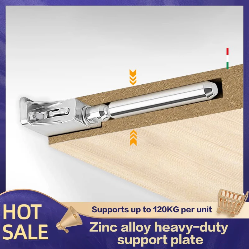 

Extra Long Heavy Duty Zinc Alloy Adjustable Hidden Shelf Bracket With Expansion Pin For Floating Shelf Support Wall Mount