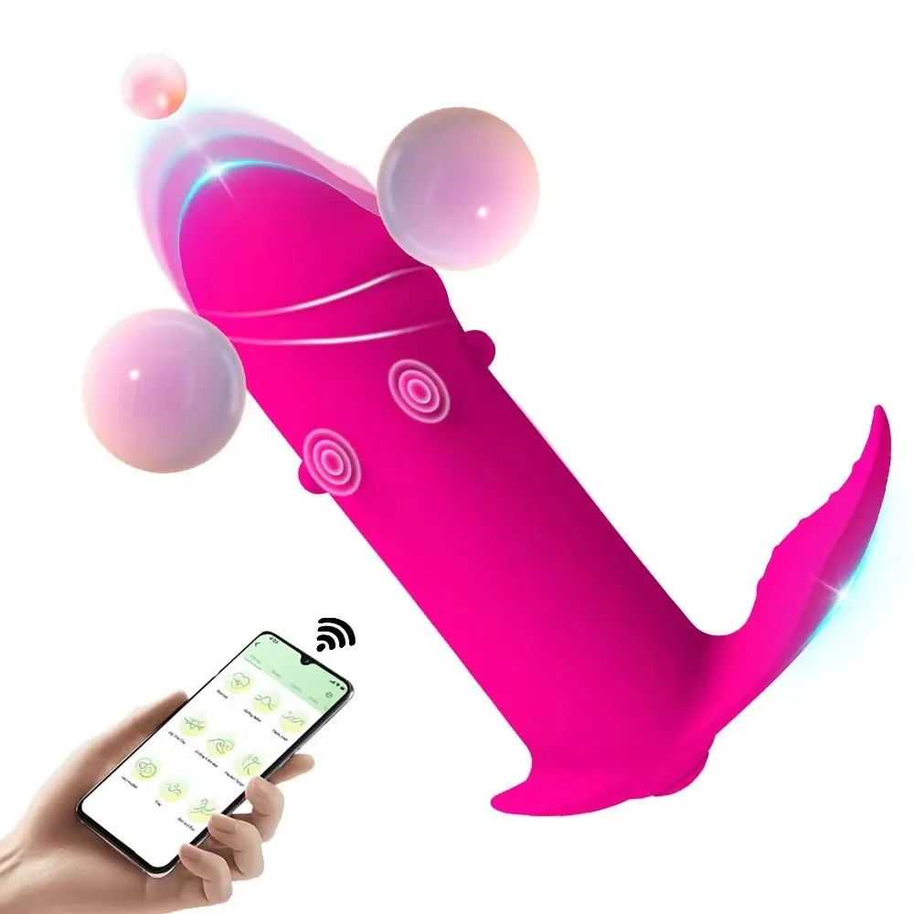 Wireless Dildo Vibrator APP Control Mini Bullet Vagin Massager Powerful G Spot Wear Clitoris Stimulator Adult Sex Toys for Women