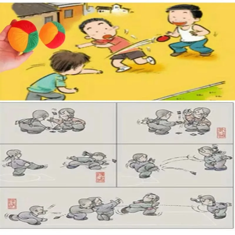 Zabawna gra w rzucanie workami z piaskiem Mini worki z piaskiem z łusek ryżowych i piłki Zawody dla dzieci w przedszkolu Zabawki sportowe na świeżym powietrzu