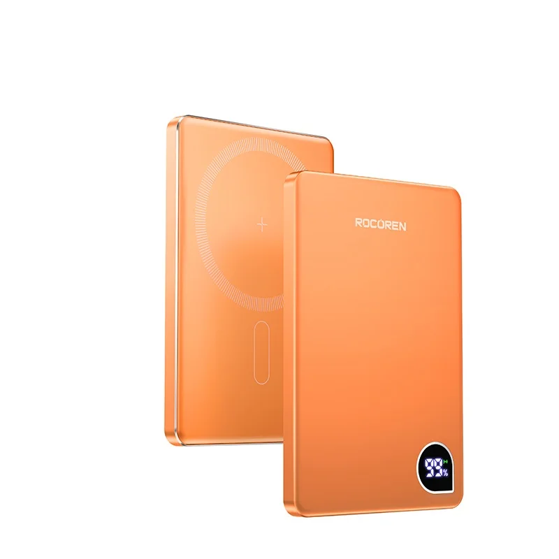 Rocoren 10000mAh Magnetic PowerBank Fast Charging 5000mAh Power Bank Portable Wireless Charger Battery For iPhone 17 16 Pro Max