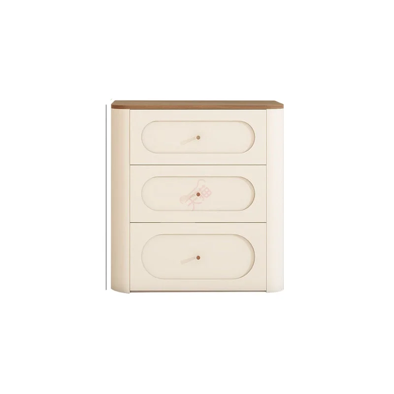 CX retro dining side, integrated chest storage against the wall, small apartment high-end living room cabinet