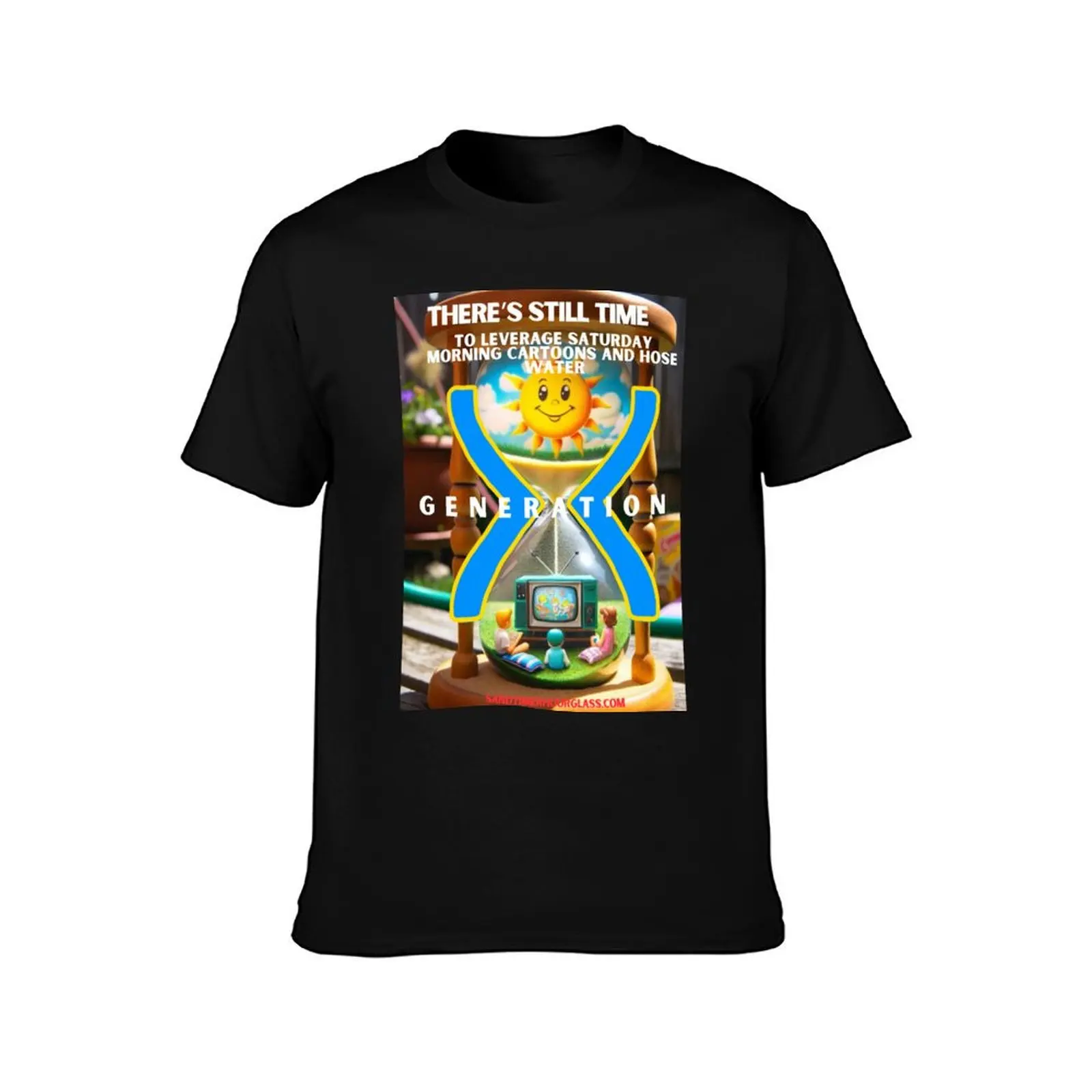 Gen X leverage those cartoons and hose water T-Shirt Anti-Perspiration Workout Top T-Shirt